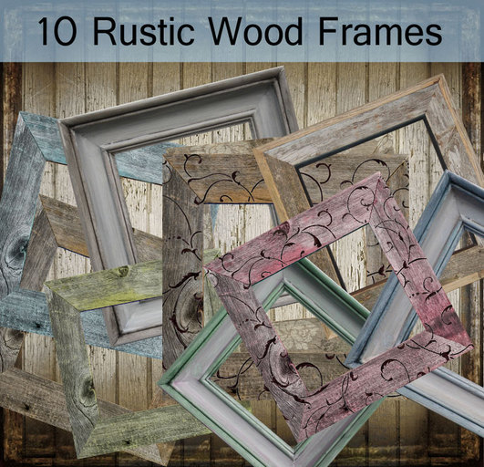 Rustic Wood Frame Textures