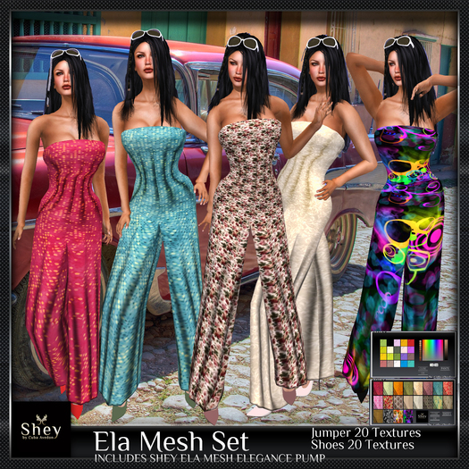 Shey Ela Mesh Jumper Set