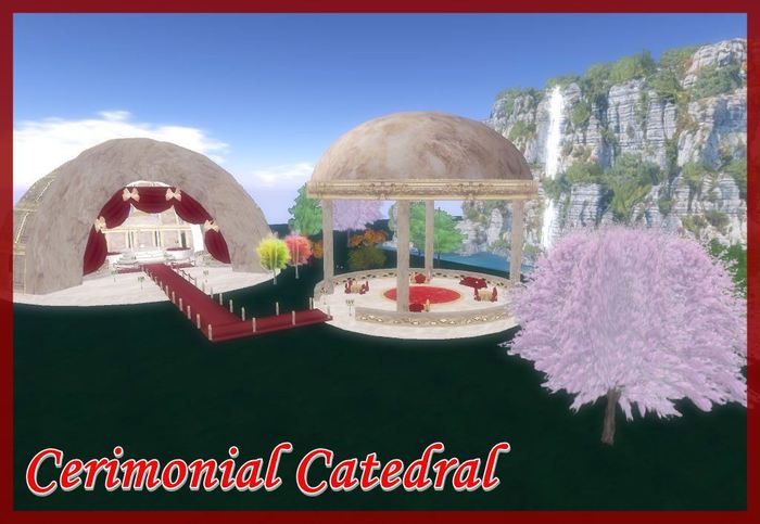 Cathedral Catering Gold Red