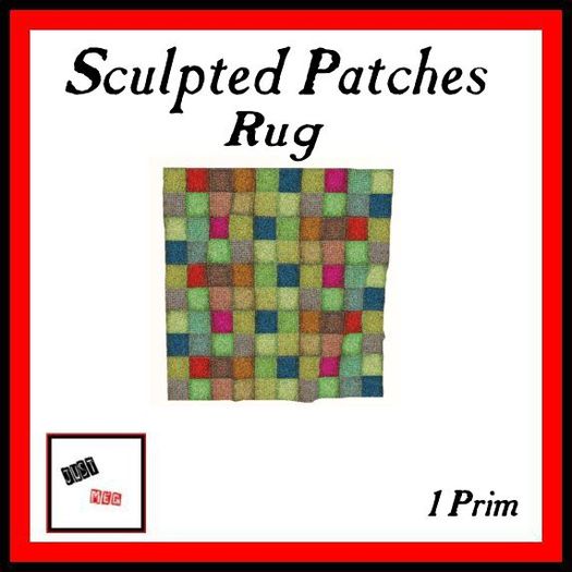 ~Just Meg~ Sculpted Patches Rug