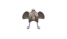 Patch Work Elephant hat pink