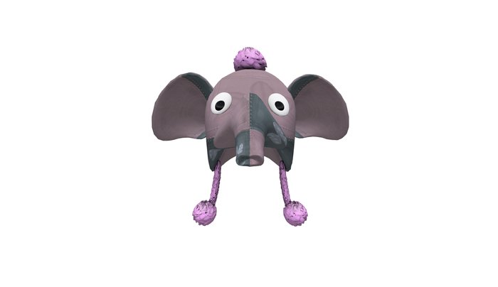 Patch Work Elephant hat rose