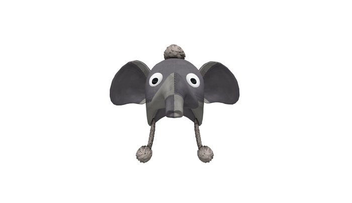 Patch Work Elephant hat plum