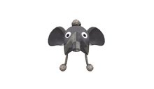 Patch Work Elephant hat plum