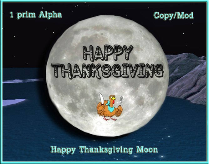 Happy Thanksgiving Moon