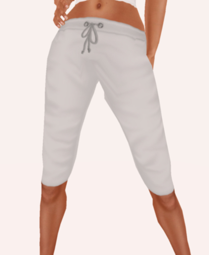 e.one casual capri White