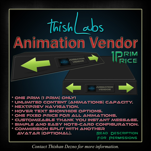 thishLabs Basic Animation Vendor [ Copyable ]