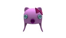 Tinker Cat Hat Bow pink