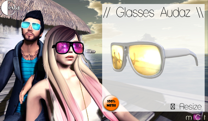 // Glasses Audaz \\ Color: Transp/Gold