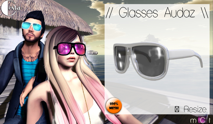 // Glasses Audaz \\ Color: Transp/black