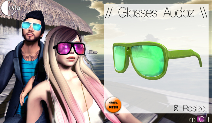// Glasses Audaz \\ Color: green/green