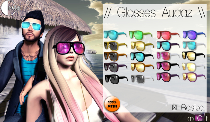 // Glasses Audaz \\ Color: FULL PACK 20 COLORS