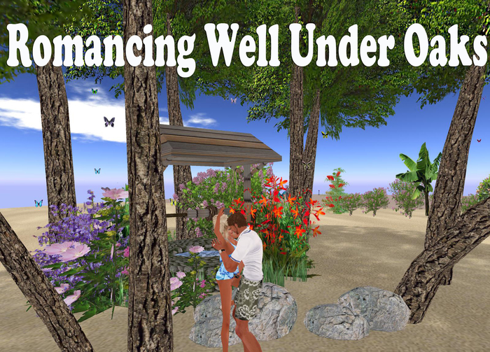 Romancing Well Under Oaks * 42 Anim * 16 Prims * 30 Butterflies * FX * Realistic Plants * ONLY L$899 during PROMO!