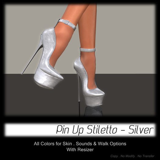 - MPP - Pin Up Stiletto - Silver