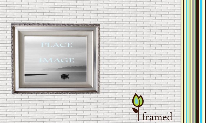 FRAMED DESIGN-SILVER FRAME