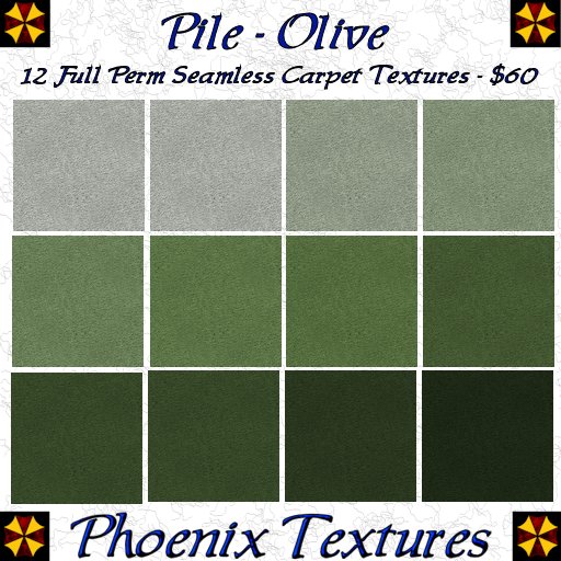 Cut Pile Olive