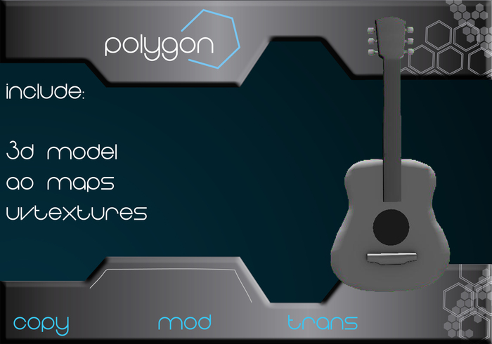 polygon-acustic guitar
