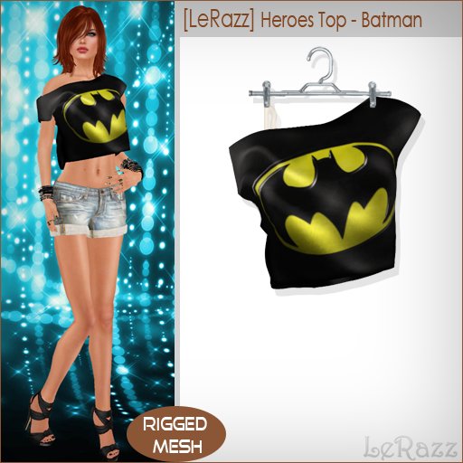 [LeRazz] Heroes Top - Batman (Rigged Mesh)