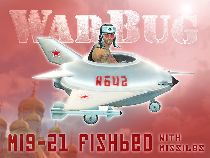 WarBug Airplane - Silver Fish