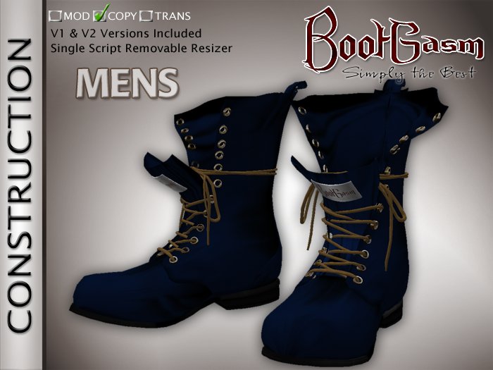 Bootgasm Construction Men's Boots Blue