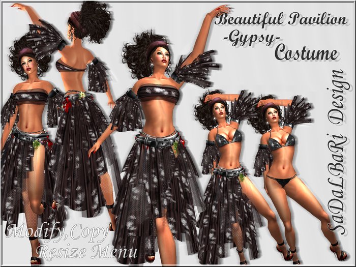 Beautiful Pavilion -Gypsy-Costume-female