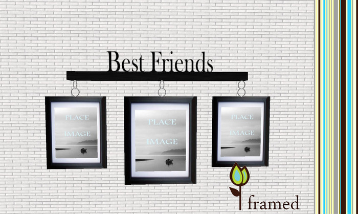 *framed* LIVE LAUGH LOVE trio frame
