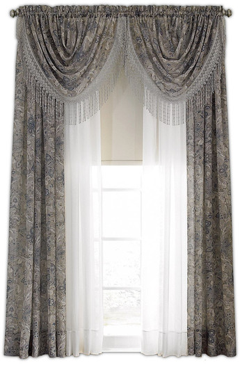 RG Drape Curtain on window panel - Full Perm Texture