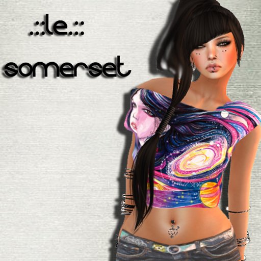 ::.LE.::Somerset  Mesh_ blusa PRETA ROSTO
