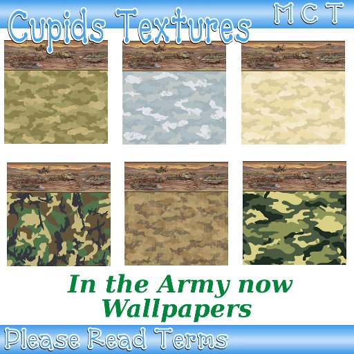 In the Army now Wallpapers set of 6