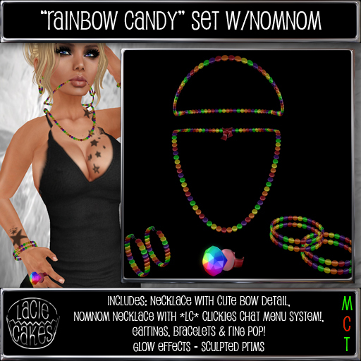 *LC* - Rainbow Candy Set w/nomnom (AD)