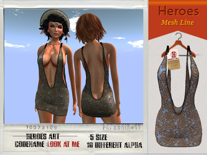 Heroes Art.-Look At Me Jeans  Woman Mesh