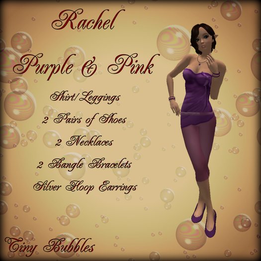 ~TB~ Rachel Purple & Pink Tunic with Leggings