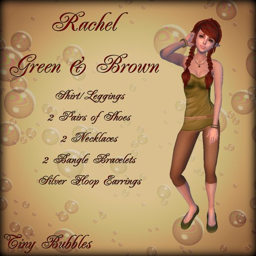 ~TB~ Rachel Green & Brown Tunic with Leggings