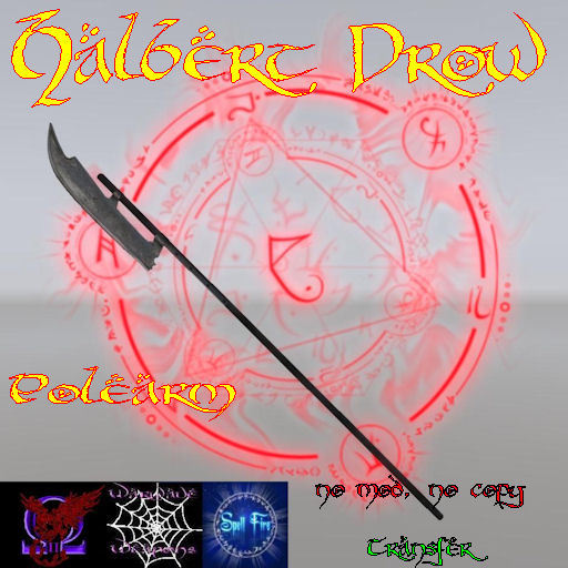 Polearm "Halbard Drow"