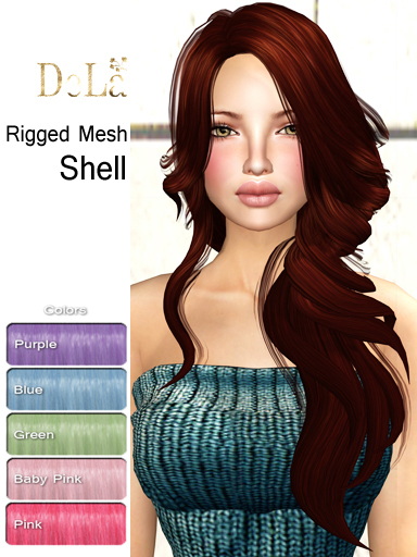 =DeLa*= Mesh Hair "Shell" Colors