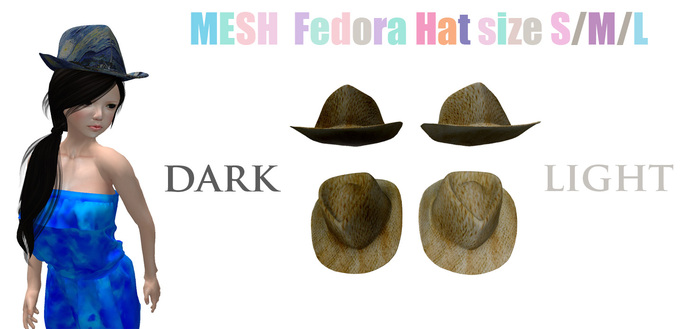 !@!PrettyMS!@! warm straw light fedora hat