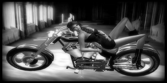 ~*MRC*~ Sexy Female Bike Pose  (Boxed)