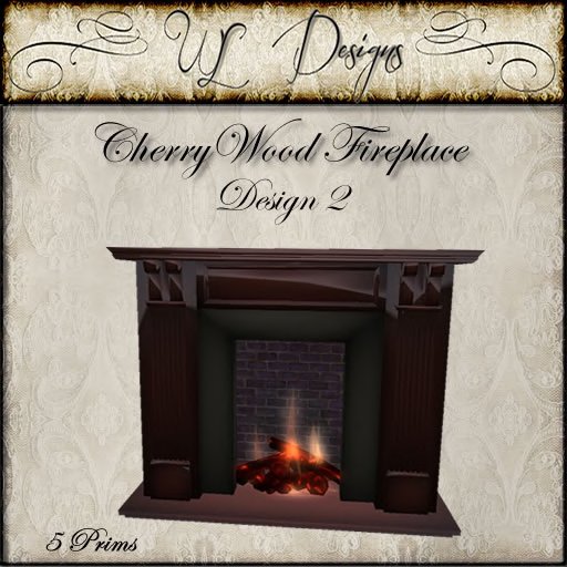 WLD-Fireplace Design 2 Cherry
