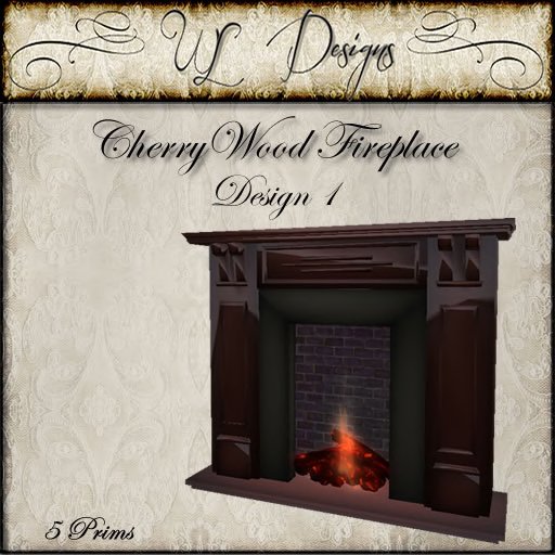 WLD-Fireplace Design 1 Cherry