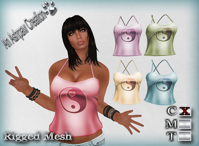 DEMO - YinYang Tank Top (Rigged Mesh)