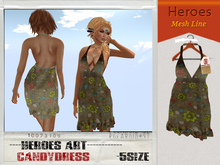 Heroes Art.-Candy Dress Brown Flower Woman