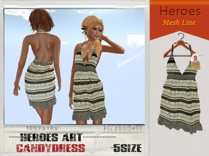 Heroes Art.-Candy Dress Not Just Stripe  Woman 