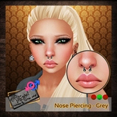 ...:::InkMe!:::...Nose Piercing Grey