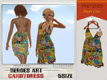 Heroes Art.-Candy Dress Camp Flowers Woman