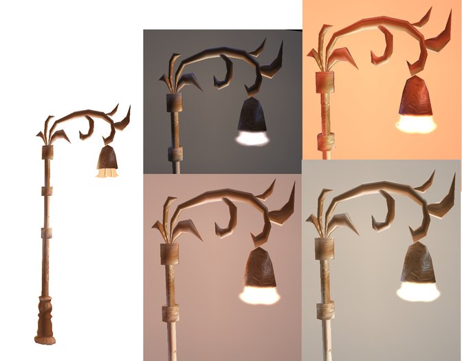 Old Lamp by Rita Munro 2 Prims