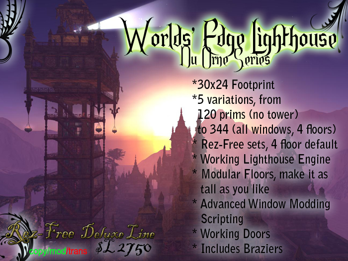 Nu Orne Worlds' Edge Lighthouse