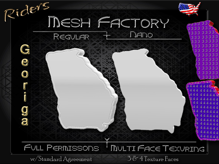Mesh Rider Logo Second Life Marketplace - Riders - Full Permission Mesh, NANO Incl ...