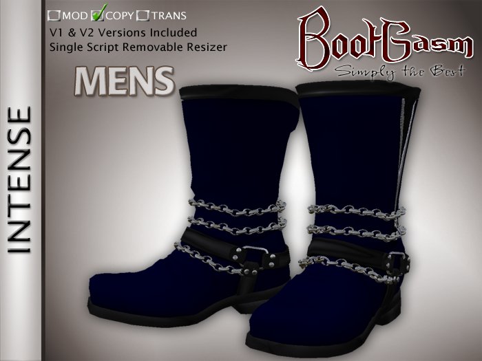 Bootgasm Intense Men's Boots Blue