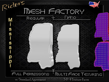 Riders - Full Permission Mesh, NANO Incl. Multiple Face Texturing - Jewelry, Charms, Buckles, Buttons, Logos,Mississippi