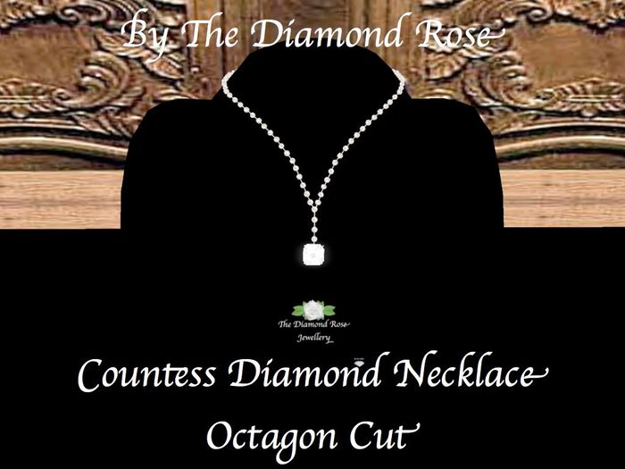 Countess Diamond Necklace Octagon BOXED